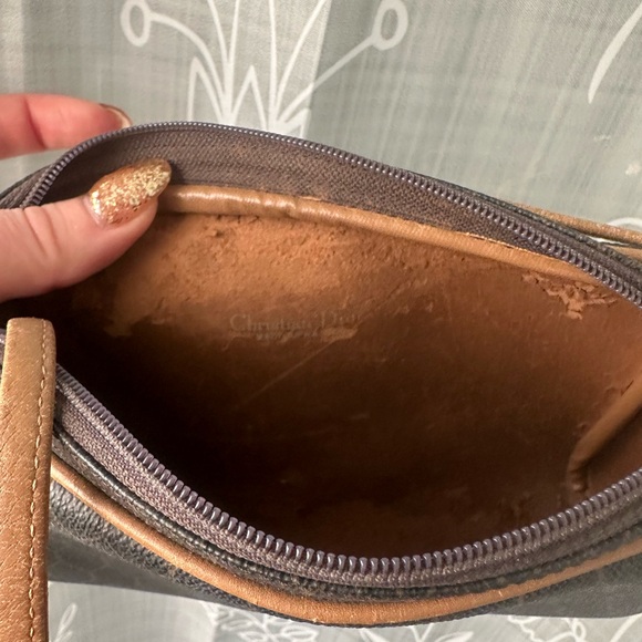 Dior Gray Honeycomb crossbody vintage Christian Dior - Picture 10 of 13